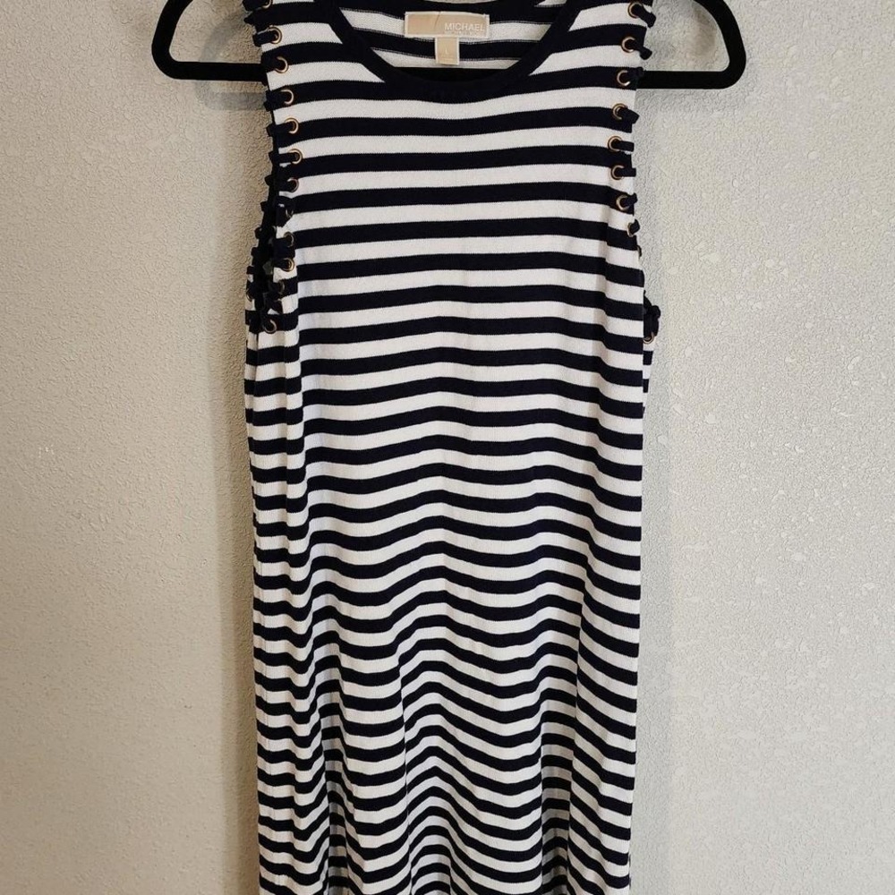 Striped Sleeveless Dress